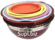 RA-8404 Набор контейнеров 7 шт диаметр от 18-30 см цветные