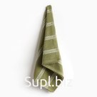 Полотенце «Этель», зелёное, 38×63 см, 100% хлопок, махра