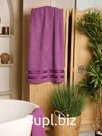 Полотенце махровое Safia Luxury 70*135 сливовый 2022-352