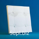 3D панель гипсовая "КОЖА КРУПНАЯ КВАДРАТ" размер 50х50 см