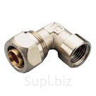 TIEMME Угольник с внутренней резьбой (16х2.0х3/4) для мет/пл труб винтовой