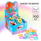 Резинка для волос, 100 штук, ВИНКС