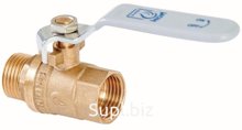 Кран шаровый латунный 3/4" FM, ручка рычаг сталь