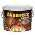 Защитно-декоративное покрытие для древесины тик Акватекс-Бальзам, 2 л