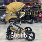 Детское 4-х колёсное шасси Luxmom 558 2в1 Пустынно-жёлтый