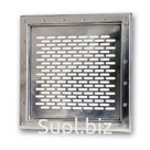 Всасывающая решётка, нерж. сталь, 400x400 мм, под бетон*
