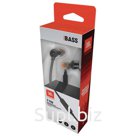 Наушники с микрофоном (гарнитура) JBL T110 BLK, проводные, 1,2 м, вкладыши, стерео, черные