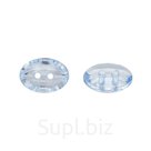 Пуговица блузочная на прокол (голубой), 100 шт