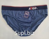 Трусы-слипы мужские ATOM /хб 95%эл.5%/1 шт в упак																														Трусы-слипы мужские черные ATOM /хб 95%эл.5%/1