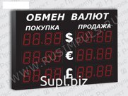 Уличные табло курсов валют РусИмпульс Импульс-309-3х2xZ4