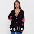 Кардиган женский, цвет чёрный, размер ONE SIZE (42-46)