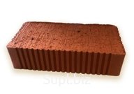 Кирпич керамический  одинарный полнотелый рифлёный М150