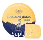 Сыр "Пиковая Дама" с ароматом грецкого ореха 45%, (Беловежские сыры)