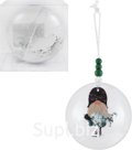 Christmas tree ball Gnome d8cm