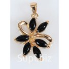 Подвеска с черным ониксом "6 камней"