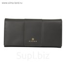 Кошелёк Cross Kelly Wall Stone, кожа наппа, гладкая, цвет серый, 20×11×2,5 см