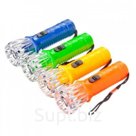Фонарик брелок светодиодный мини 1 LED, 3xAG3, пластик, размер 10х3 см