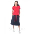 Костюм женский Relevant, размер 44, цвет красный