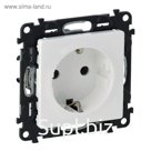 Механизм розетки Legrand "Valena Life ", 16А, 250В, 2К+З винтовые зажимы бел. 753425