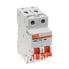 Выключатель автоматический TDM ВА47-60, 2п, 16 А, 6 кА, C, SQ0223-0093