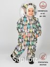 Комбинезон, Котики в очках, арт. 263ш/2 (80 см)