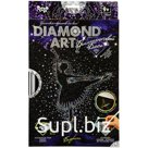 Картина из страз и глиттера Danko toys «Diamond art. Балерина», комплект страз, карандаш-аппликатор, багетная рамка