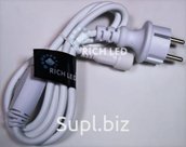Блок питания для изделий Rich LED с постоянным свечением, 3А, для соединения до 2 шт., белый, RL-220AC/DC-3A-W