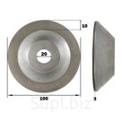 Круг алмазный шлифовальный 12А2-45 100х10х3х20 100/80 АС6 В2-01 100%