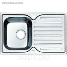 Мойка для кухни IDDIS Strit S, STR78SLi77, шелк, чаша слева, 780х480 мм