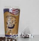 "100% АРАБИКА" натуральный молотый кофе и "Чай с сахаром"