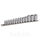 Набор головок E-тип 1/2", 3/8", 1/4" 14 предметов KINGQUEEN WIB-18