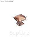 Ручка кнопка ТУНДРА РК112AC (MK112AC), медь, 8 шт.