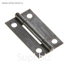 Петля железная, 37х21х1 мм