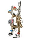 Valtec Кв. станц. отопит. контура (верт. исполн.), т/сч, имп-1,5 куб.м/час, лев.