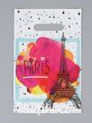 Пакет "Свидание в Париже", полиэтиленовый с вырубной ручкой, 20 х 30 см, 30 мкм