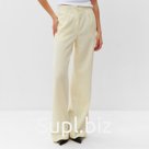 Брюки вельветовые женские MIST Velvet, размер M, молочные