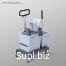 Набор для мытья полов Vileda «УльтраСпид Про», двухведерная тележка, 25 л