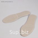 Стельки для обуви, 39-40 р-р, пара, цвет серый