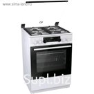 Плита Gorenje K634WF, комбинированная, 4 конфорки, 71 л, гриль, белая