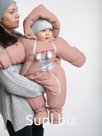 Combinason-convert "transformer", winter, contribution with content. The wool was located., light pink art.147shm (68 cm)