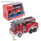 Игрушка «Пожарная машина» с водой, свет, звук, 15см
