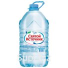 Вода негазированная питьевая «Святой источник», 5 л, пластиковая бутыль