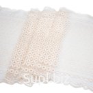 Кружево эластичное 25смx10м, молочный