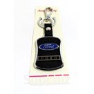 Брелок с карабином FORD хром-металл на коже (уп.10 шт)