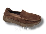 Мокасины Женские Темно-Коричневые