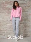 Костюм спортивный DUSSHA светло-серый розовый. Артикул: 32-004/