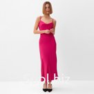 Платье женское миди MINAKU: Casual Collection цвет розовый, размер 44