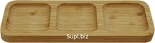 Menazhnitsa bamboo 3 compartments, 25x9.5x1.5cm