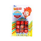 Логическая игра «Фиксики» размер кубика: 3×3 см, с картинками