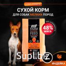Dry feed for dogs of small breeds Buddy Dinner Super -class Orange Line, hypoallergenic full -line without additives 100% natural composition with turkey 2 kg